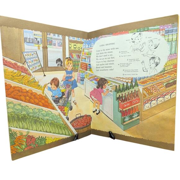 Vtg Kids Book Lot Sesame Street Colors Numbers Animals Trains Counting Education - Picture 15 of 16